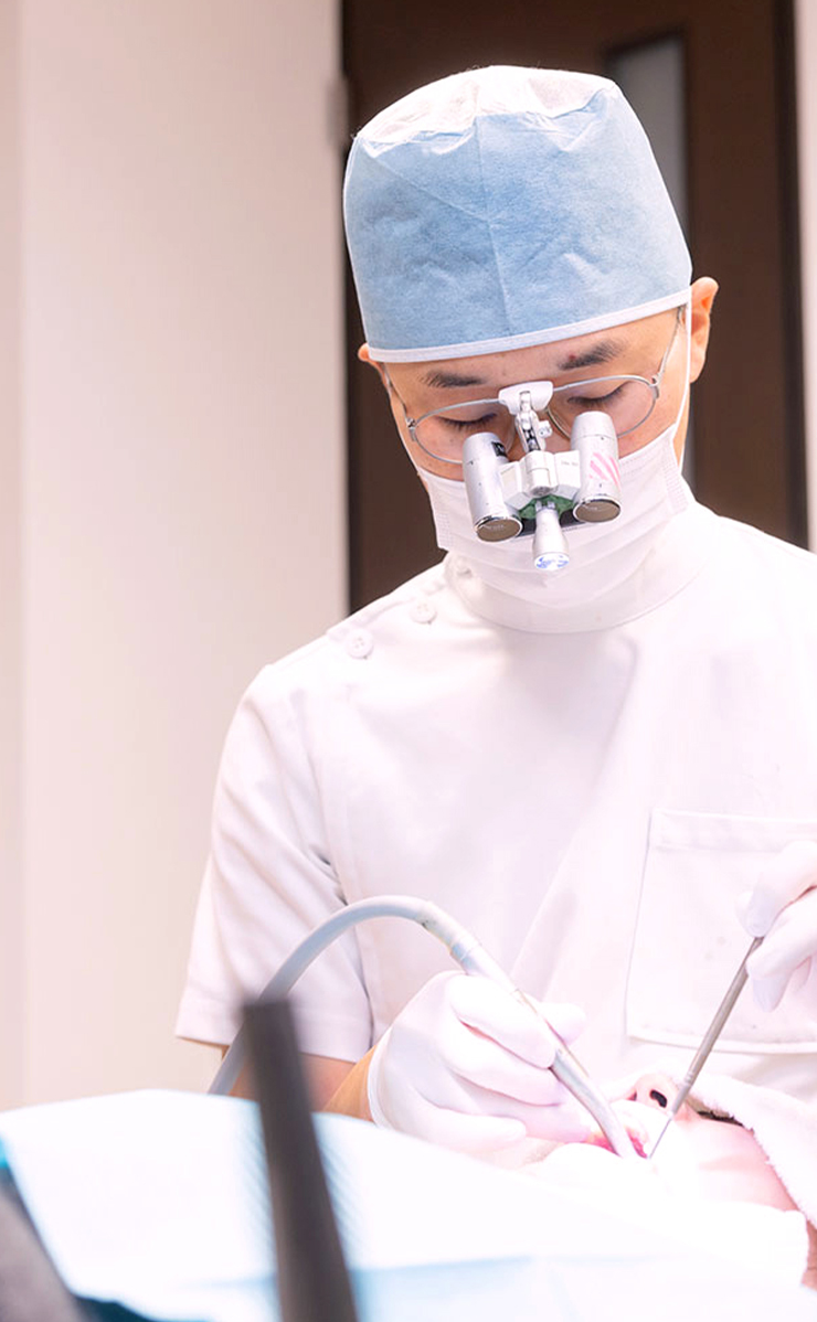 なるべく歯を削らない、抜かない、痛くしない、安心できる歯科治療を。